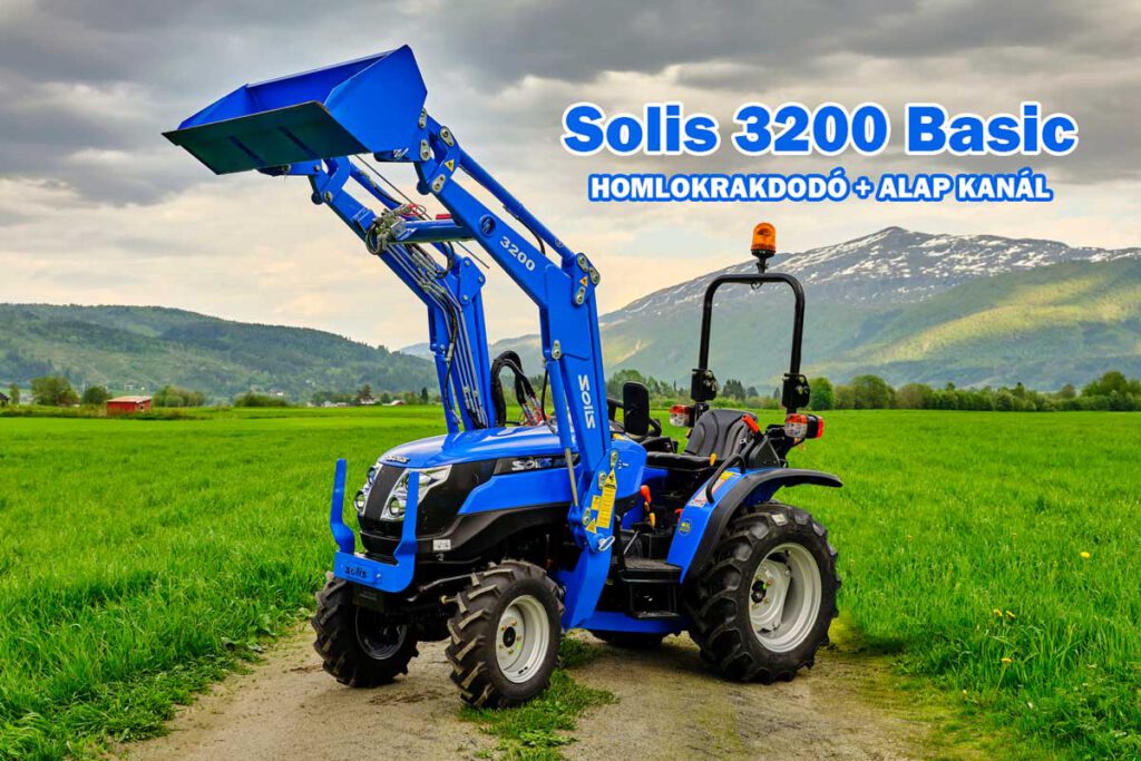 Akciós homlokrakodó szett Solis 26 kis traktorokhoz! Most a kedvezményes ár mellé adjuk ajándékba a felszerelést is!